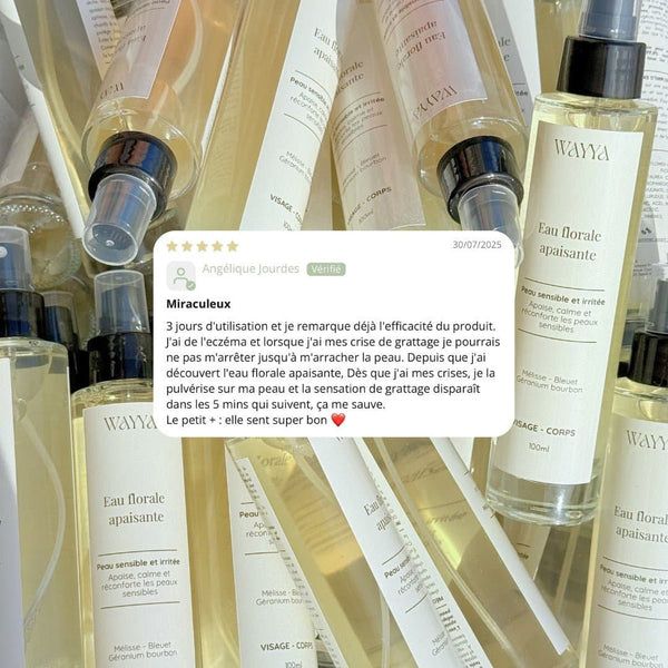 Eau florale apaisante｜Peaux sensibles & réactives