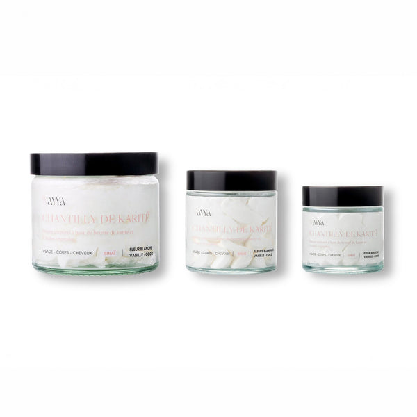Chantilly de karité Sinaï — Soin visage & corps | Fleur blanche, vanille, coco