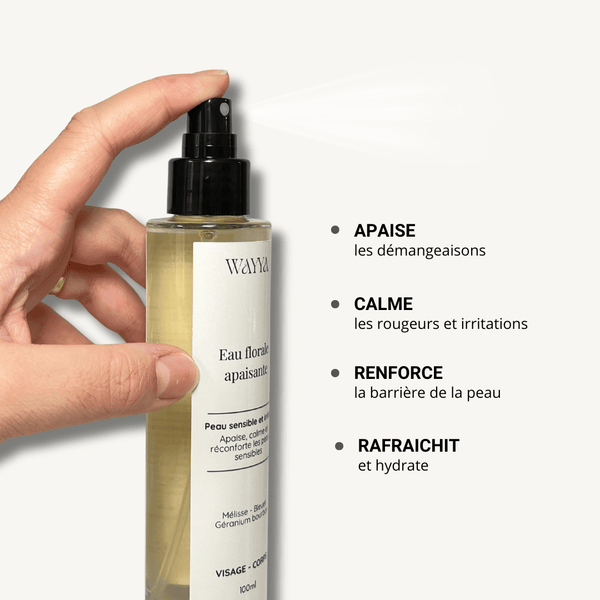 Eau florale apaisante — Peaux sensibles & réactives