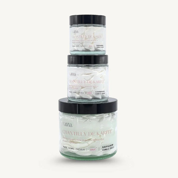 Chantilly de karité Sinaï — Soin visage & corps | Fleur blanche, vanille, coco