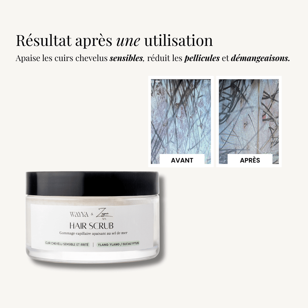 Gommage capillaire apaisant — Cuir chevelu sensible
